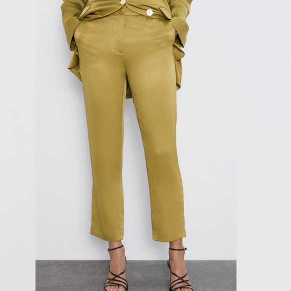 ZARA BNWT Satin Pants - Picture 3 of 5